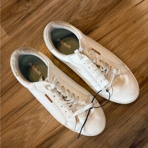 Dr. Scholl's Classic White Lace-Up Sneakers